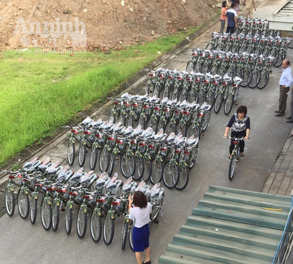 Hình ảnh đầu tiên về chiếc xe đạp tuần tra của Cảnh sát trật tự Hà Nội - 1